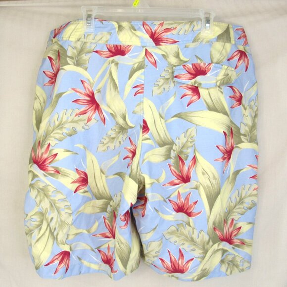 Nautica Men's Boating Shorts Floral Bird of Paradise Design VDR 689 202 Size 38 - Picture 4 of 9